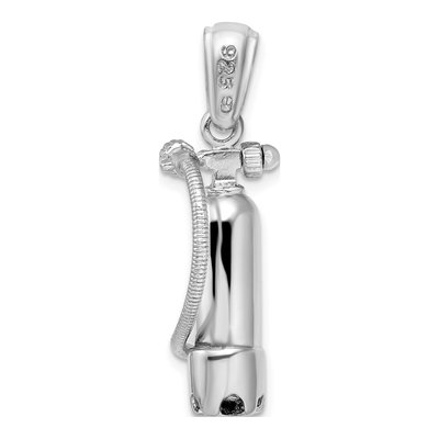 Sterling Silver Scuba Tank Pendant – view 4