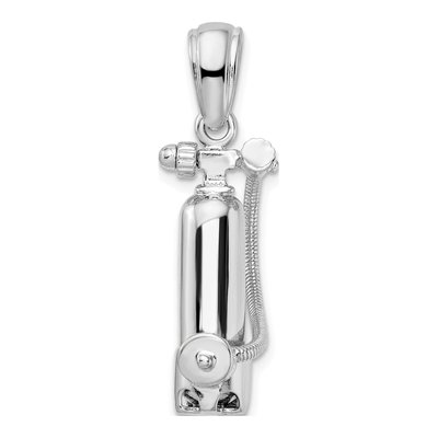 Sterling Silver Scuba Tank Pendant