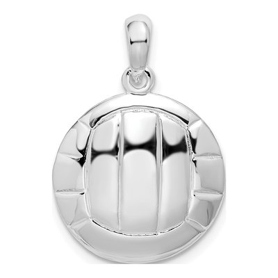 Sterling Silver Volleyball Pendant
