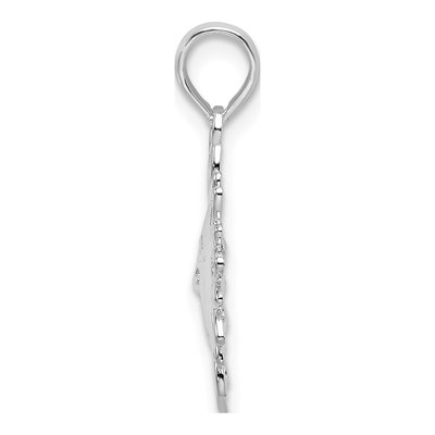 Sterling Silver Smiling Sun Pendant – view 3