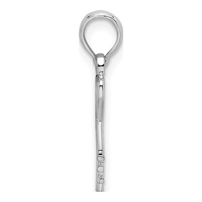 Sterling Silver Key Pendant – view 3