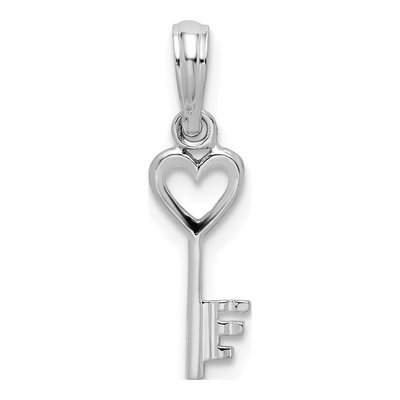 Sterling Silver Key Pendant