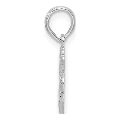Sterling Silver Shamrock Pendant – view 3