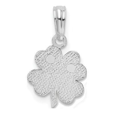 Sterling Silver Shamrock Pendant – view 5