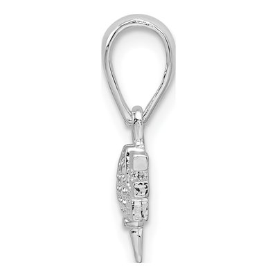Sterling Silver Golf Tee Club Pendant – view 3