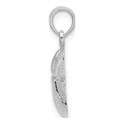 Sterling Silver Basketball Pendant – view 3
