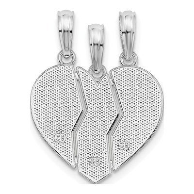Sterling Silver Big Sis Mom Lil Break Apart Pendant – view 5