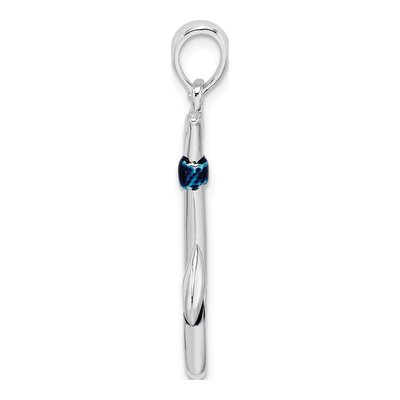Sterling Silver 3D Enameled Fish Pendant – view 3