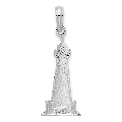 Sterling Silver Enameled Lighthouse Pendant – view 5