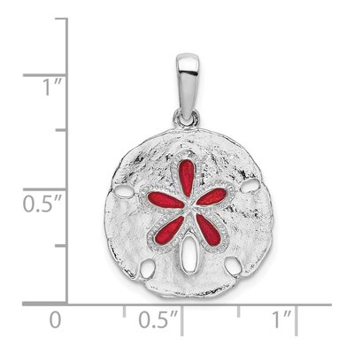 Sterling Silver Sand Dollar Pendant – view 4