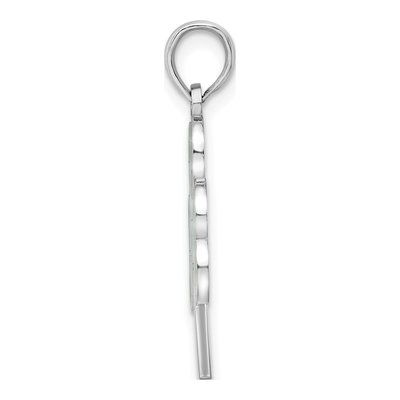 Sterling Silver Enameled Shamrock Pendant – view 3