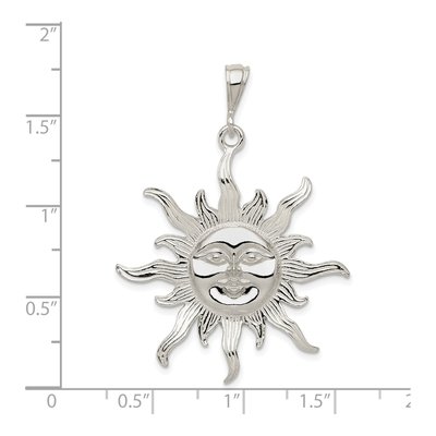 Sterling Silver Sun Pendant – view 4