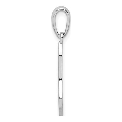 Sterling Silver Enameled HO Stocking Pendant – view 3