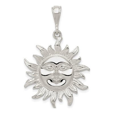 Sterling Silver Sun Pendant