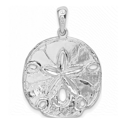 Sterling Silver Sand Dollar Pendant – view 5