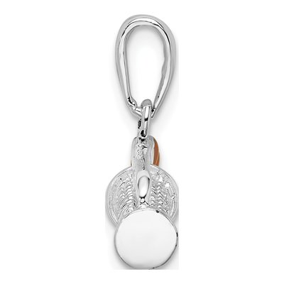 Sterling Silver 3D Enameled Golf Bag Pendant – view 4