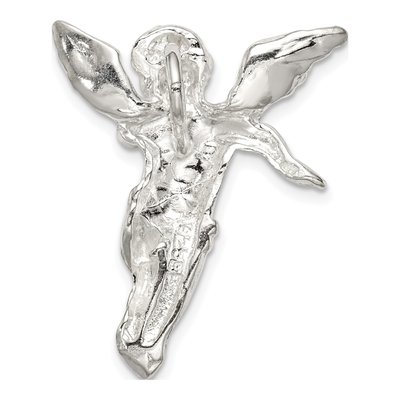 Sterling Silver Guardian Angel Pendant – view 5