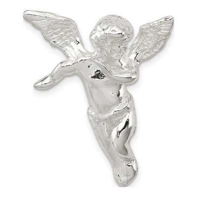 Sterling Silver Guardian Angel Pendant