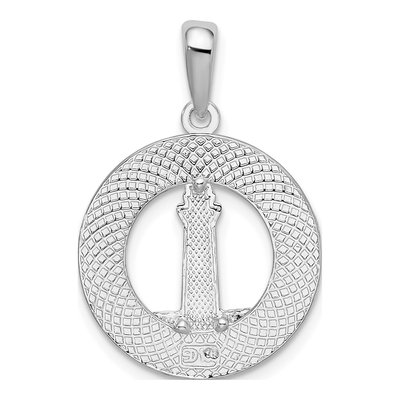 Sterling Silver Hilton Head Lighthouse Pendant – view 5