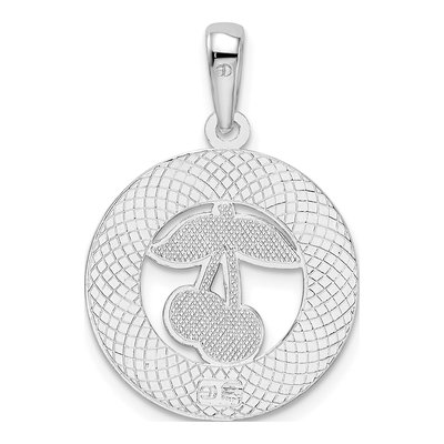 Sterling Silver Traverse City Cherry Pendant – view 5