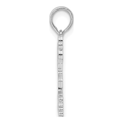 Sterling Silver Turks Caicos Flamingo Pendant – view 3