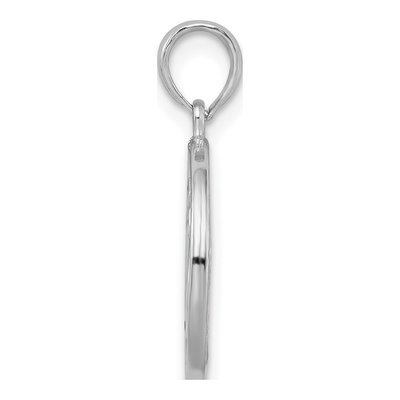Sterling Silver Reversible Ohm Lotus Pendant – view 3