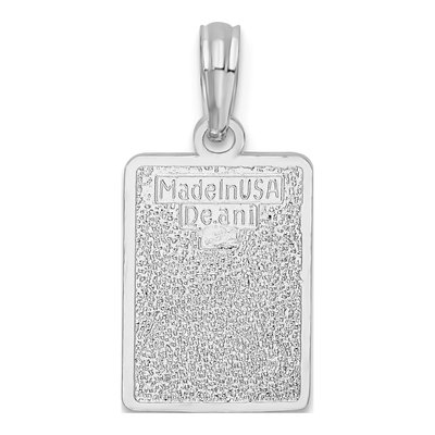 Sterling Silver Enamel Key West Mile Pendant – view 5