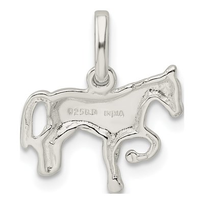 Sterling Silver Horse Pendant – view 4
