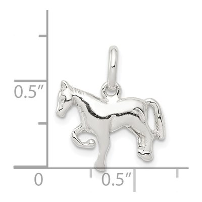 Sterling Silver Horse Pendant – view 5