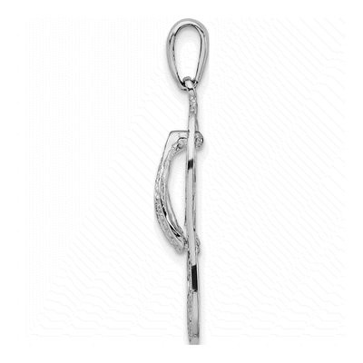 Sterling Silver Enameled LOVE Flip-Flop Pendant – view 3