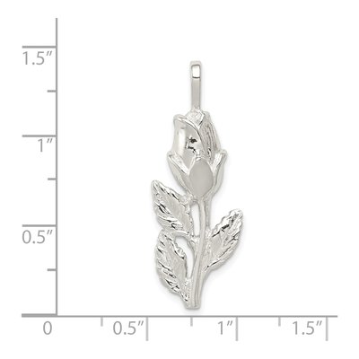 Sterling Silver Bud Pendant – view 4