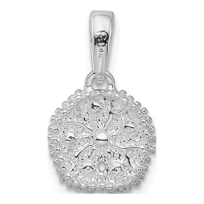 Sterling Silver & 14K Gold Sand Dollar Starfish Pendant – view 5