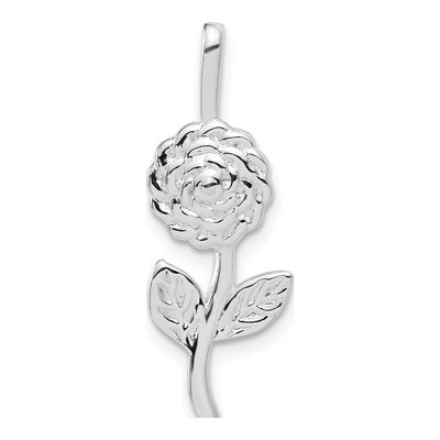 Sterling Silver Rose Pendant
