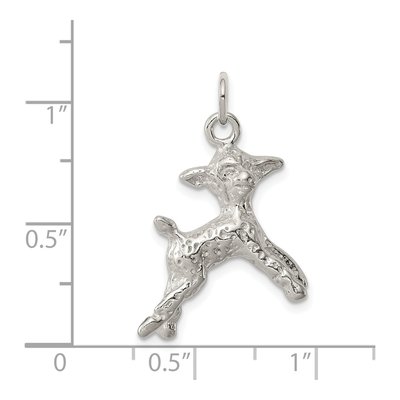 Sterling Silver Lamb Pendant – view 4