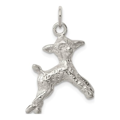 Sterling Silver Lamb Pendant