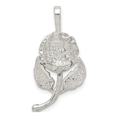Sterling Silver Rose Pendant – view 5