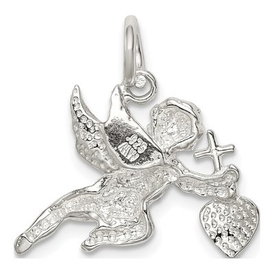Sterling Silver Cupid Pendant – view 5