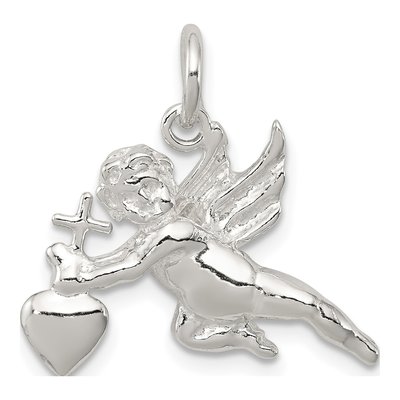 Sterling Silver Cupid Pendant