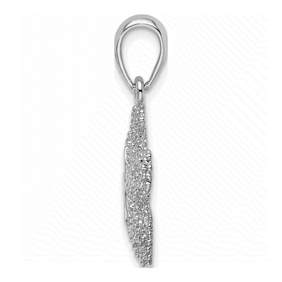 Sterling Silver & 14K Gold Starfish Pendant – view 3