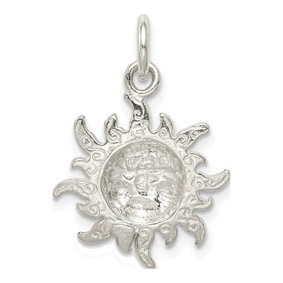 Sterling Silver Sun Pendant – view 5