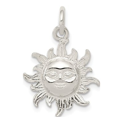 Sterling Silver Sun Pendant