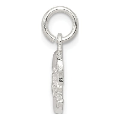 Sterling Silver Moon Star Charm – view 3