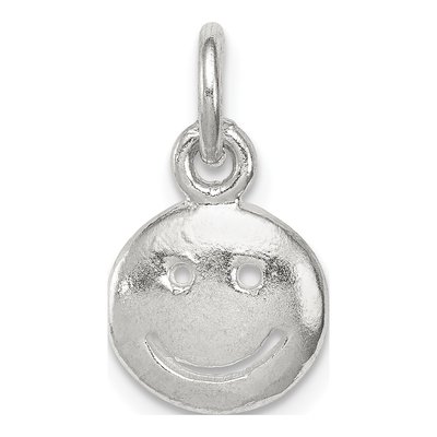 Sterling Silver Smiley Face Pendant