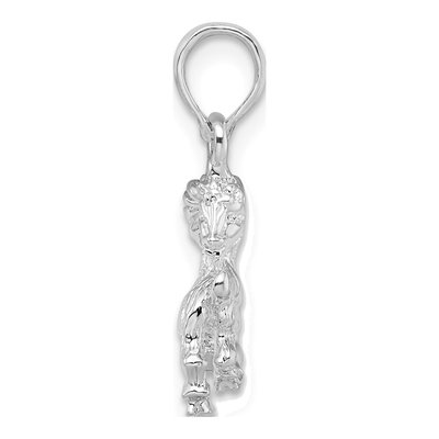 Sterling Silver Capricorn Zodiac Pendant – view 3