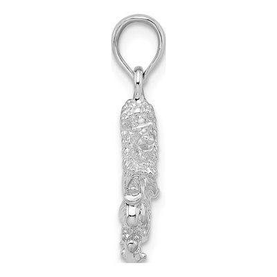 Sterling Silver Leo Zodiac Pendant – view 3