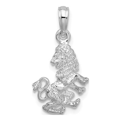 Sterling Silver Leo Zodiac Pendant