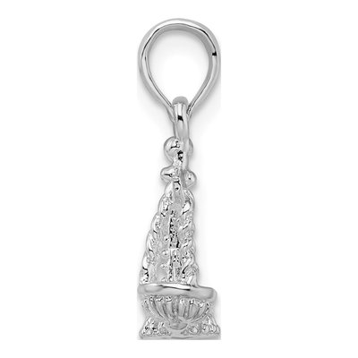 Sterling Silver Libra Zodiac Pendant – view 3
