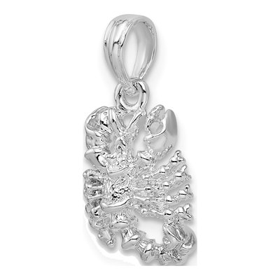 Sterling Silver Scorpio Zodiac Pendant – view 6