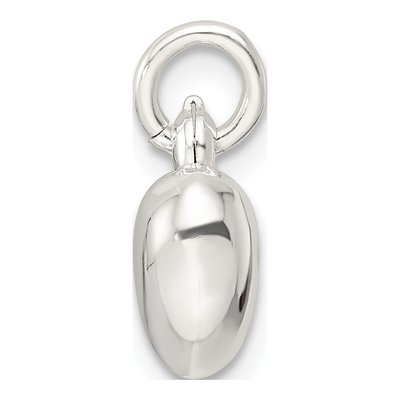 Sterling Silver Puffed Heart Pendant – view 3