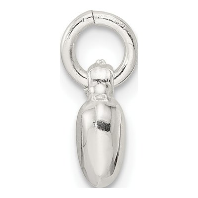 Sterling Silver Small Puffed Heart Charm – view 3